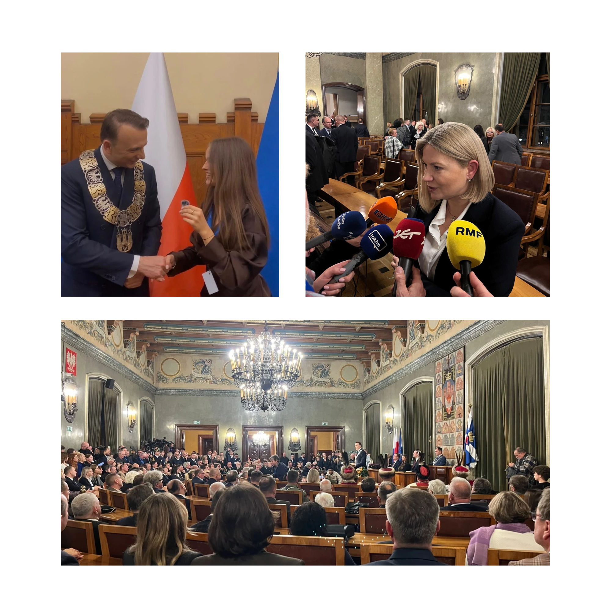 Byliśmy obecni na Uroczystej Sesji Rady Miasta Krakowa